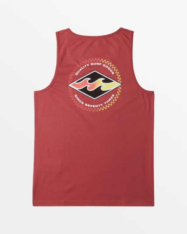 Rotor Diamond Tank - Ruby made by Billabong
