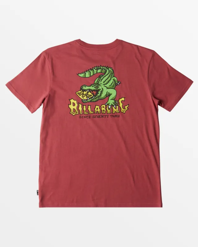 Boys Croc T-Shirt - Ruby sold by Billabong