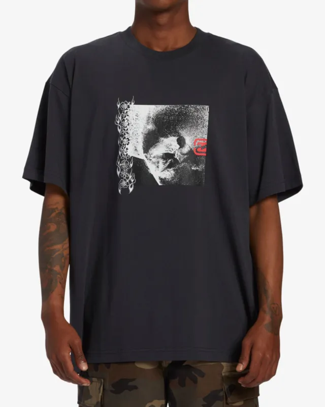 Centerfold OG T-Shirt - Washed Black sold by Billabong