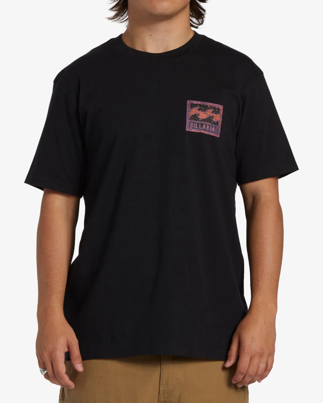 Crayon Wave T-Shirt - Black sold by Billabong product image thumbnail 3