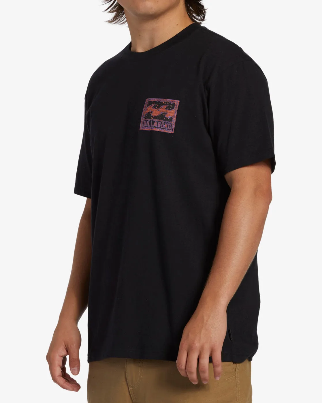 Crayon Wave T-Shirt - Black sold by Billabong product image thumbnail 4