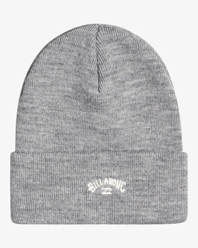 Arch Beanie - Grey Heather made by Billabong