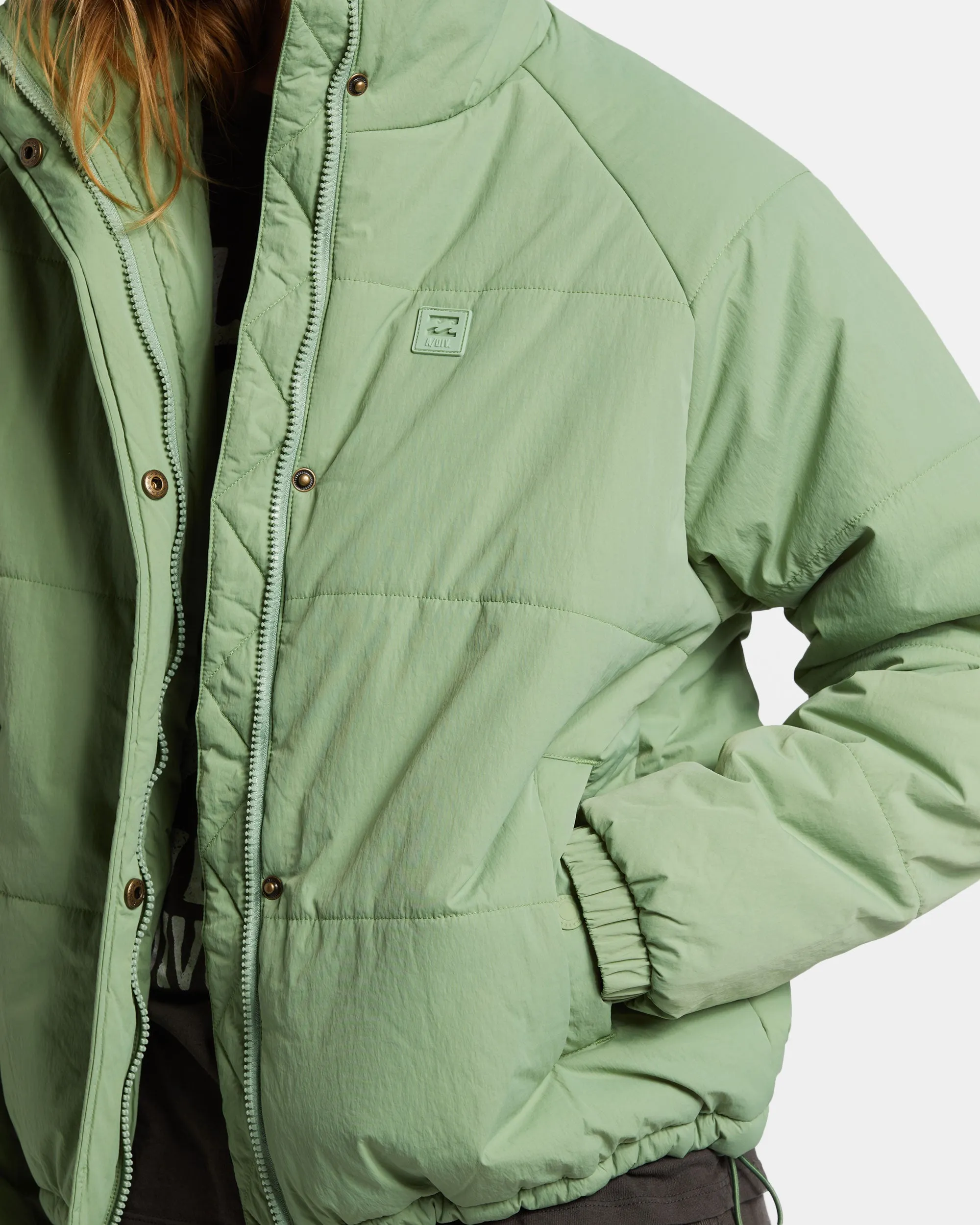 High Route Puffer Jacket - Salty Sage sold by Billabong product image thumbnail 4
