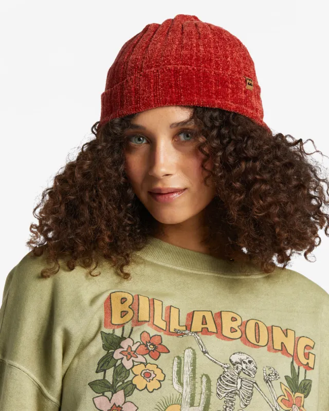 Warm Up Knit Beanie - Red Rock sold by Billabong