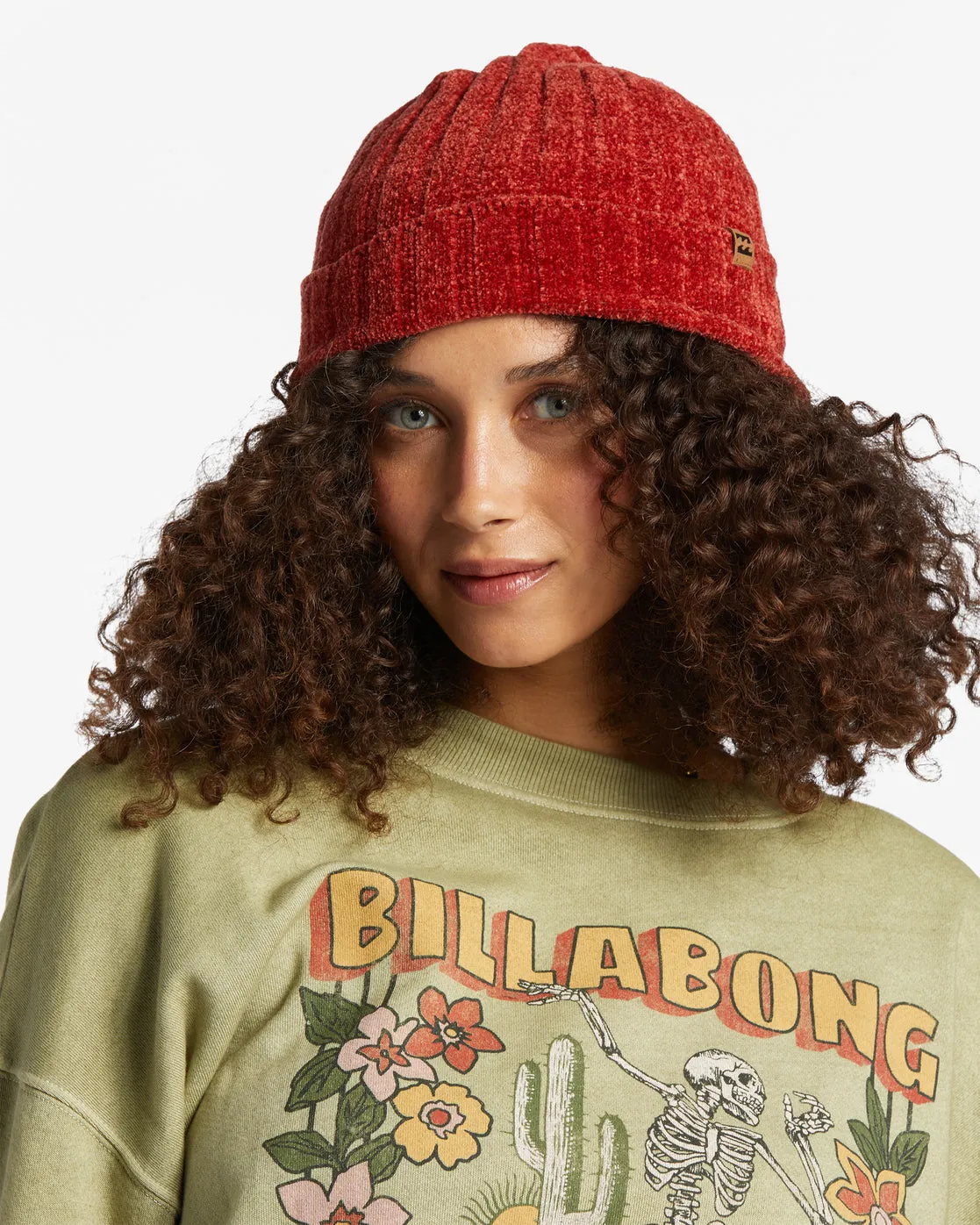 Warm Up Knit Beanie - Red Rock sold by Billabong