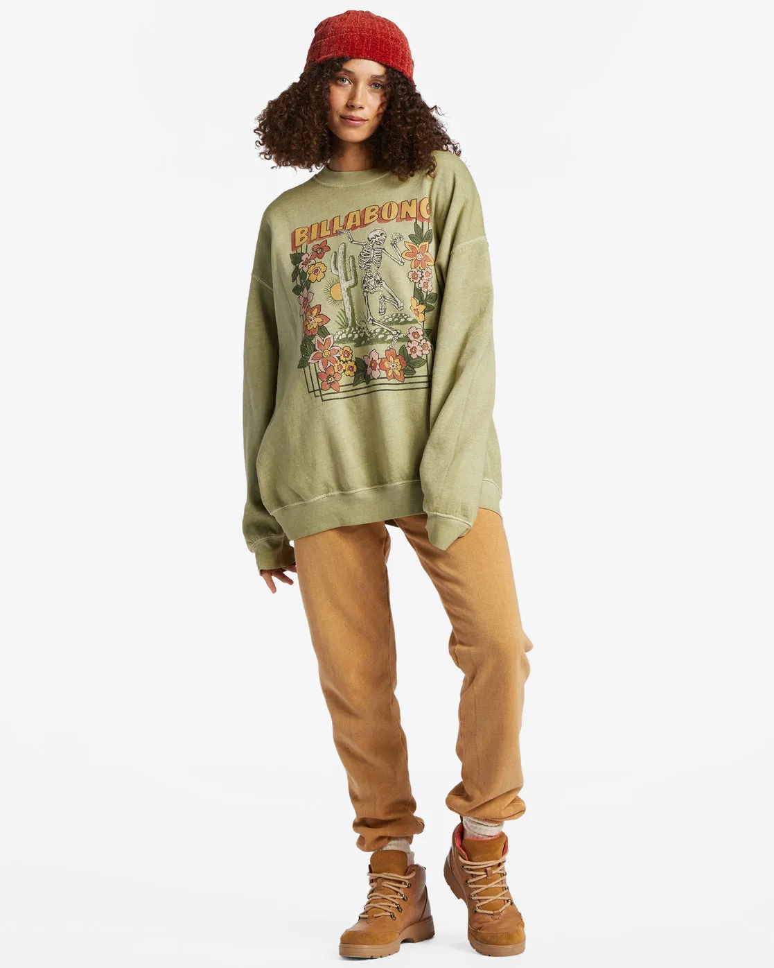 Warm Up Knit Beanie - Red Rock sold by Billabong product image thumbnail 2