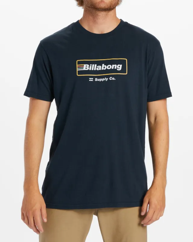 Walled Ii T-Shirt - Navy sold by Billabong