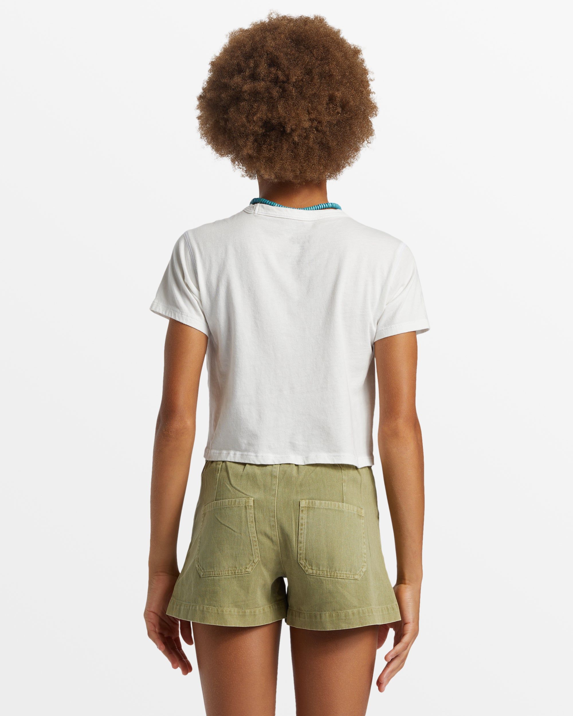Girl's Beach Dream Cropped T-Shirt - Salt Crystal sold by Billabong product image thumbnail 2