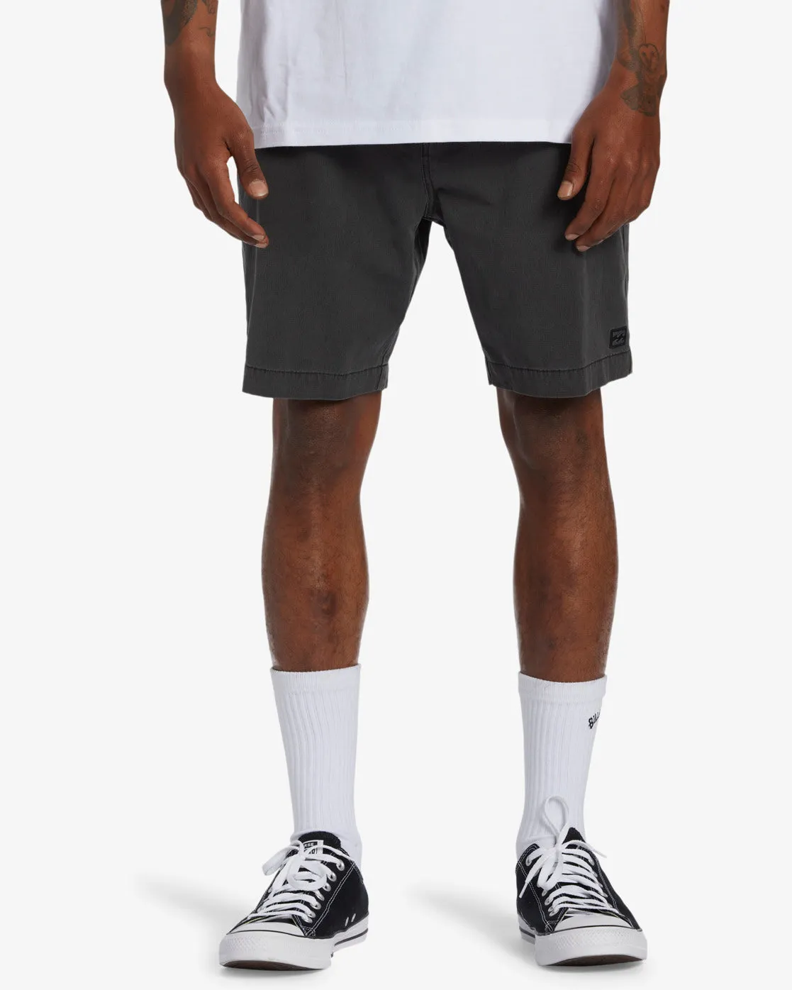 Crossfire Wave Washed 18" Hybrid Submersible Shorts - Washed Black sold by Billabong