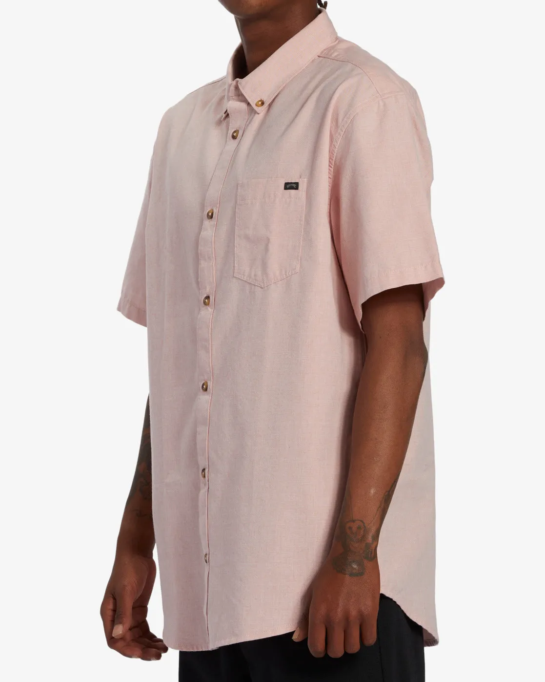 All Day Short Sleeve Shirt - Dusty Pink sold by Billabong product image thumbnail 2