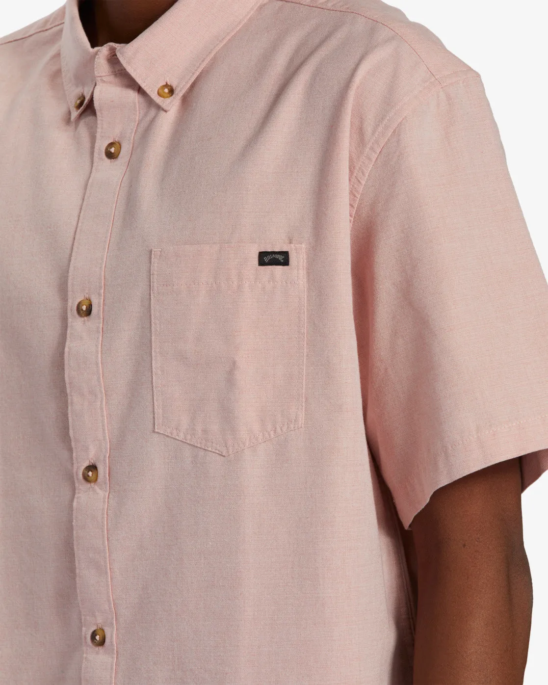 All Day Short Sleeve Shirt - Dusty Pink sold by Billabong product image thumbnail 4