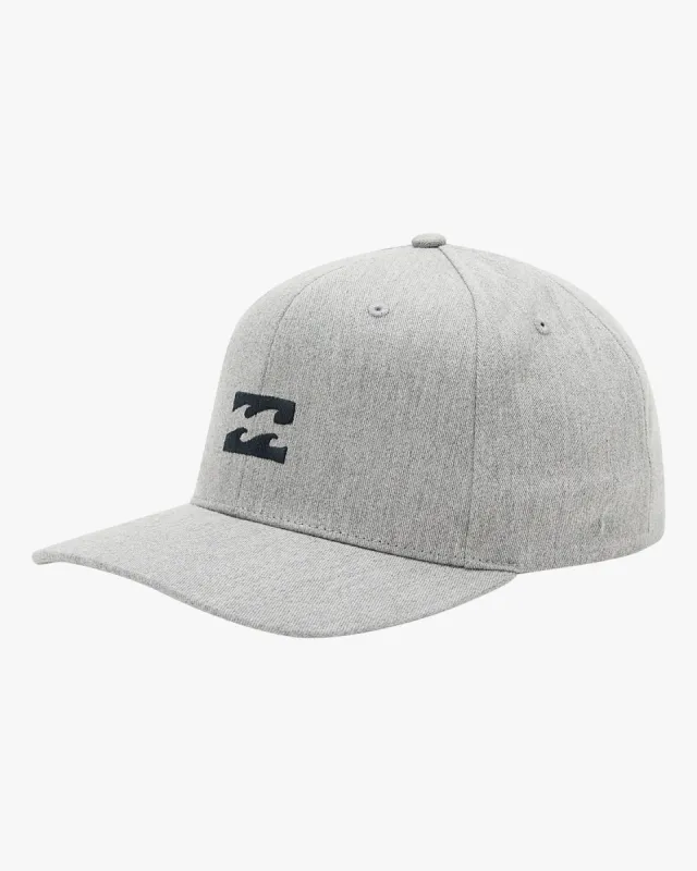 All Day Snapback Hat - Grey Heather sold by Billabong