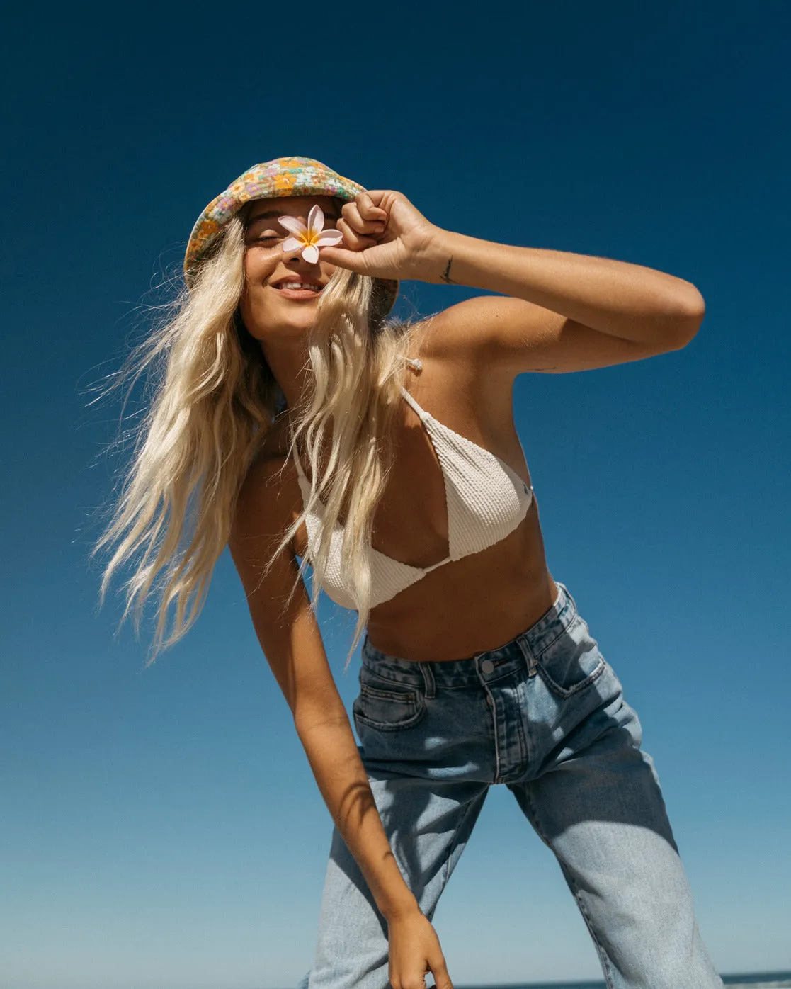 Summer High Multi-Way Triangle Bikini Top - Salt Crystal sold by Billabong