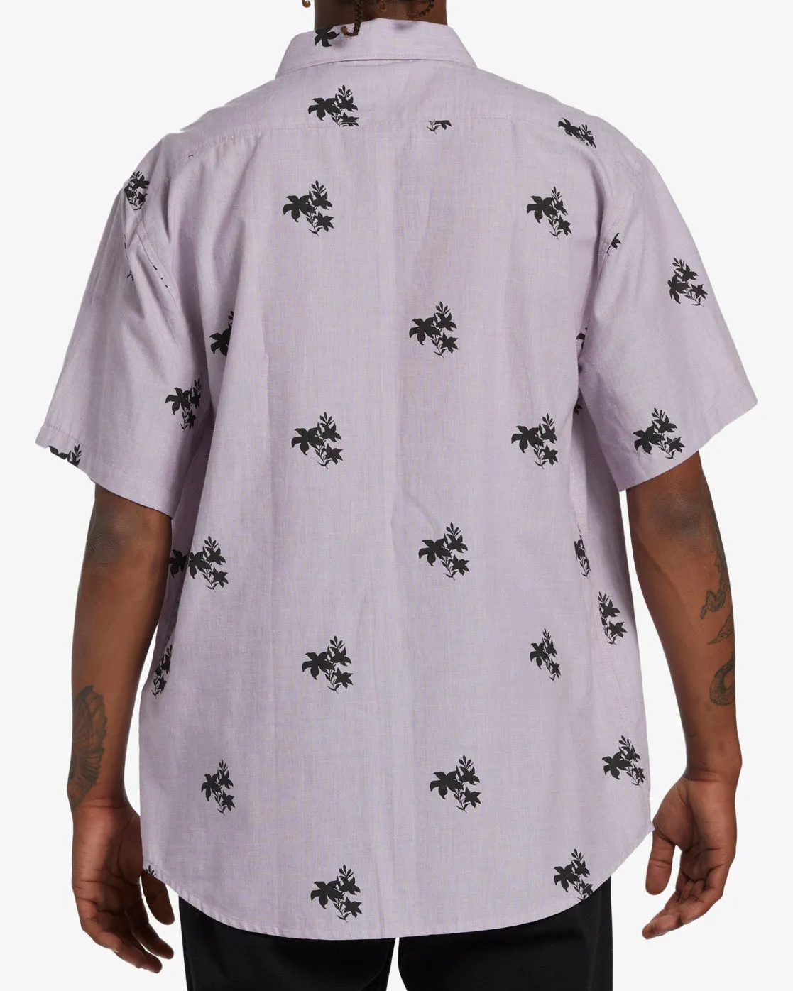 Sundays Mini Short Sleeve Shirt - Plum sold by Billabong product image thumbnail 4