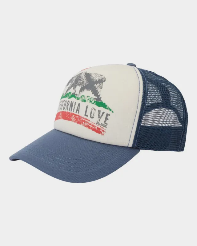 Pitstop Trucker Hat - Indigo sold by Billabong
