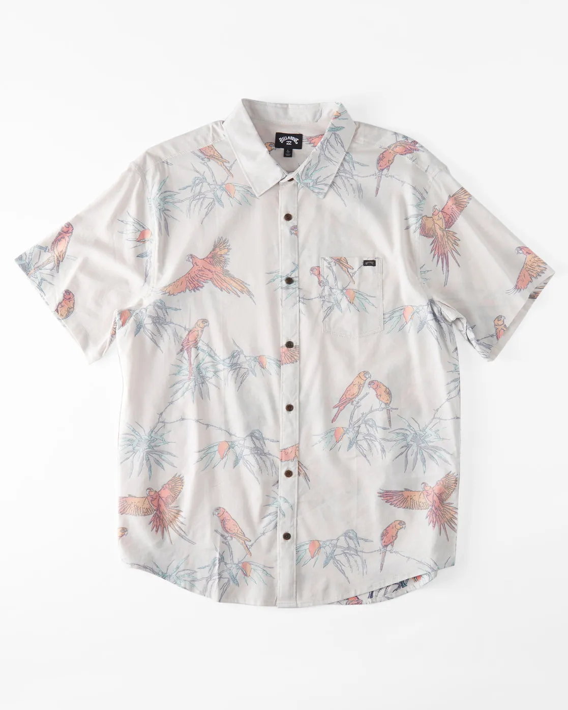Sundays Short Sleeve Shirt - Cement sold by Billabong product image thumbnail 5
