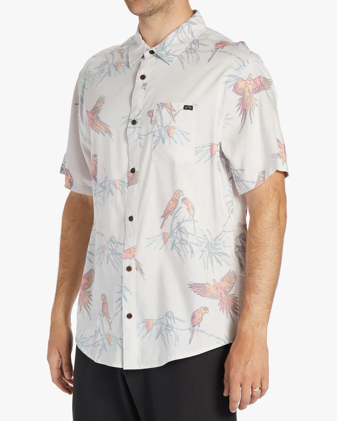 Sundays Short Sleeve Shirt - Cement sold by Billabong product image thumbnail 4