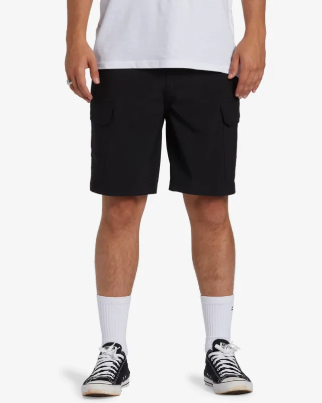 Surftrek Transport 19" Cargo Shorts - Black sold by Billabong