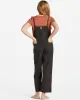 Girls Wild Lengths Jr Overalls - Off Black sold by Billabong