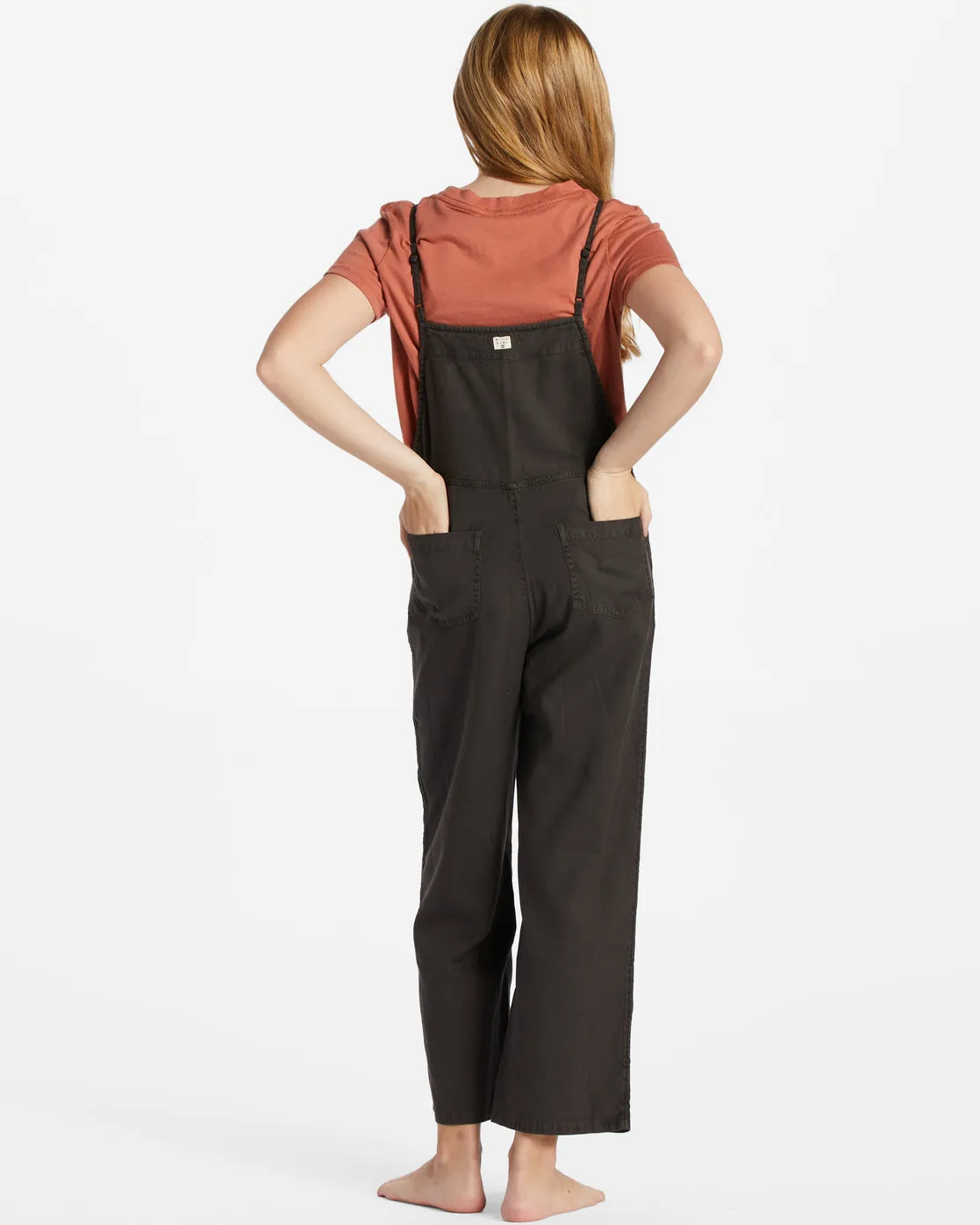 Girls Wild Lengths Jr Overalls - Off Black sold by Billabong product image thumbnail 3