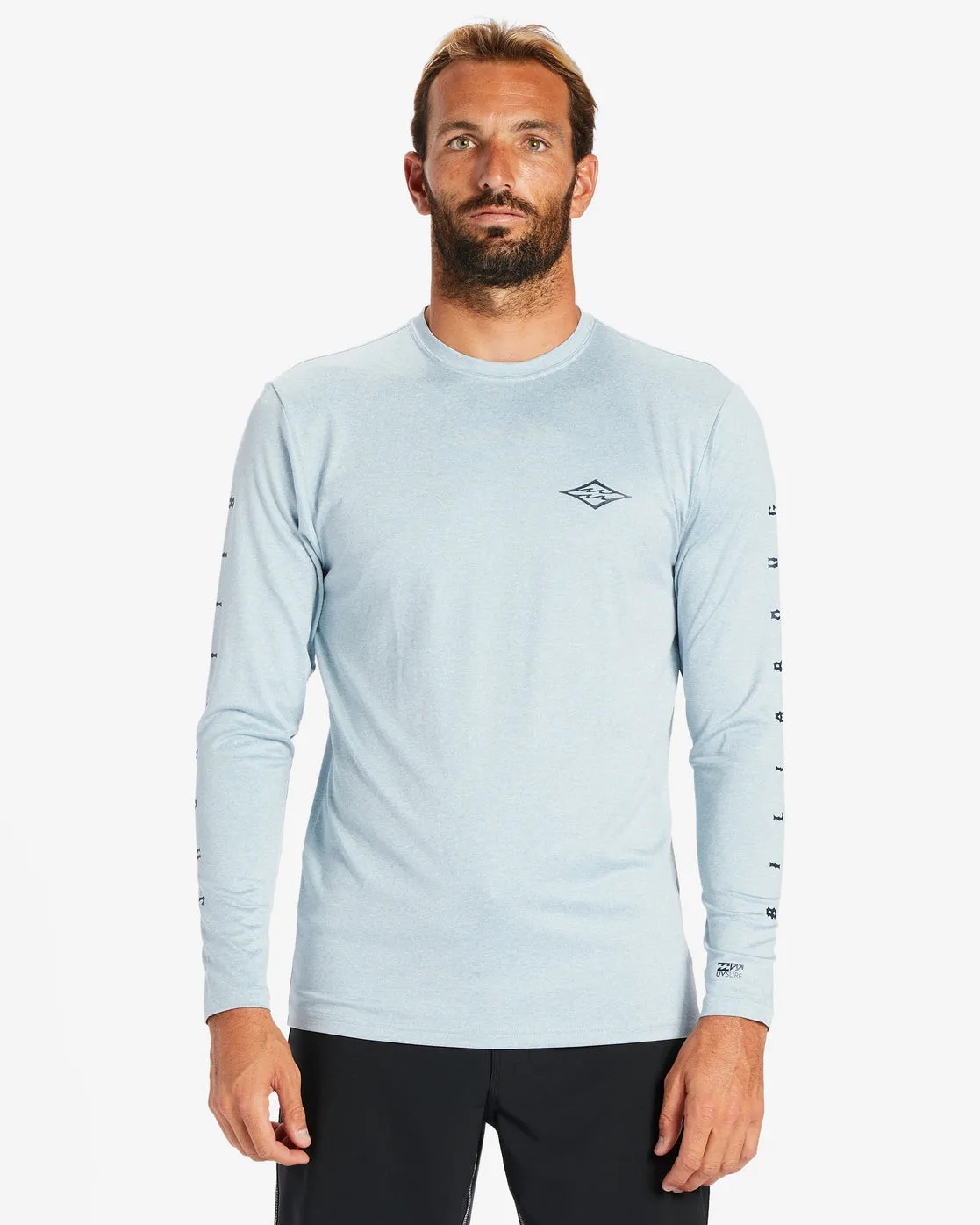 Unity Long Sleeve UPF 50 Surf T-Shirt - Smoke Blue Heather sold by Billabong product image thumbnail 3
