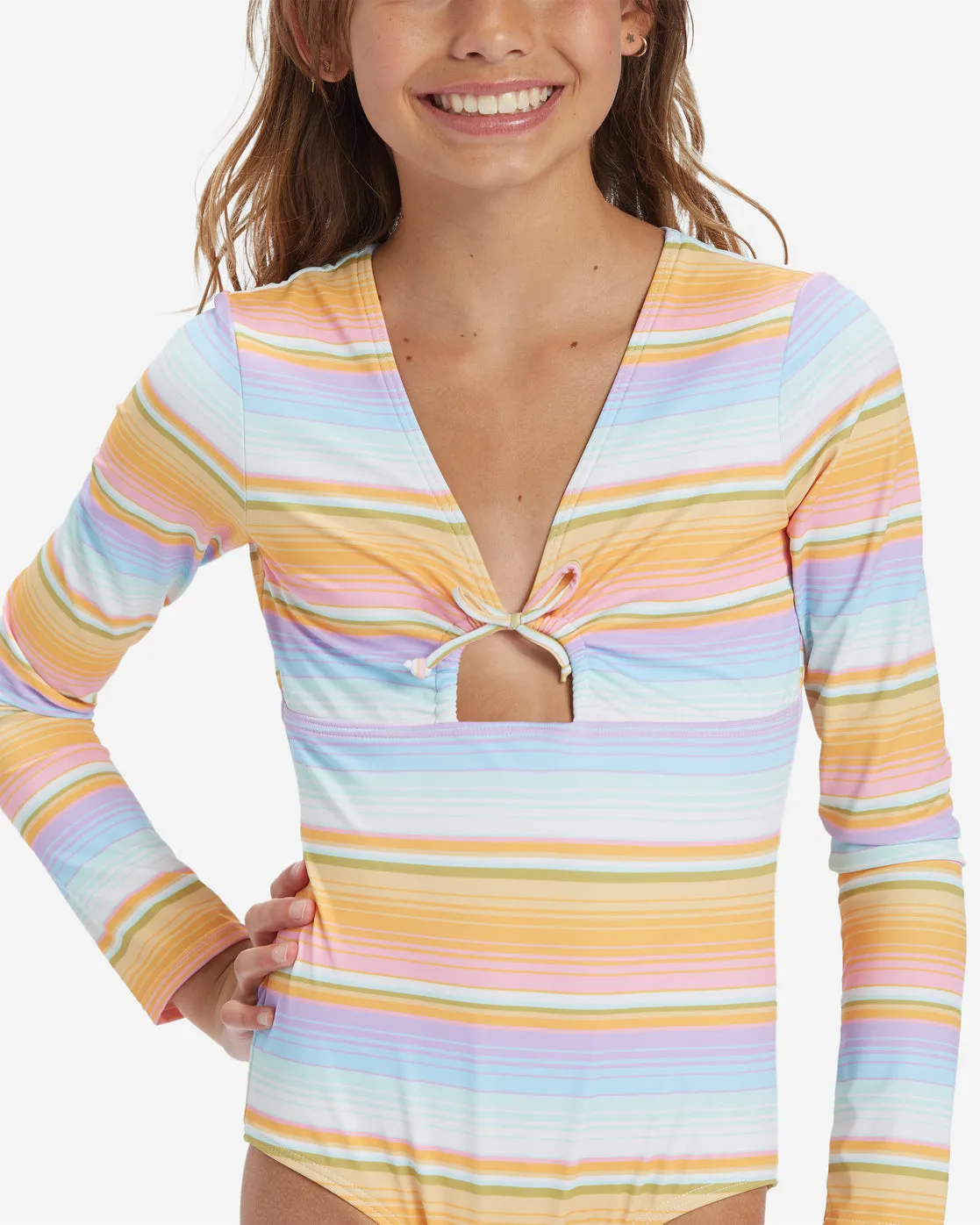 Girls Blissed Out Bodysuit Surf Tee - Multi sold by Billabong product image thumbnail 4