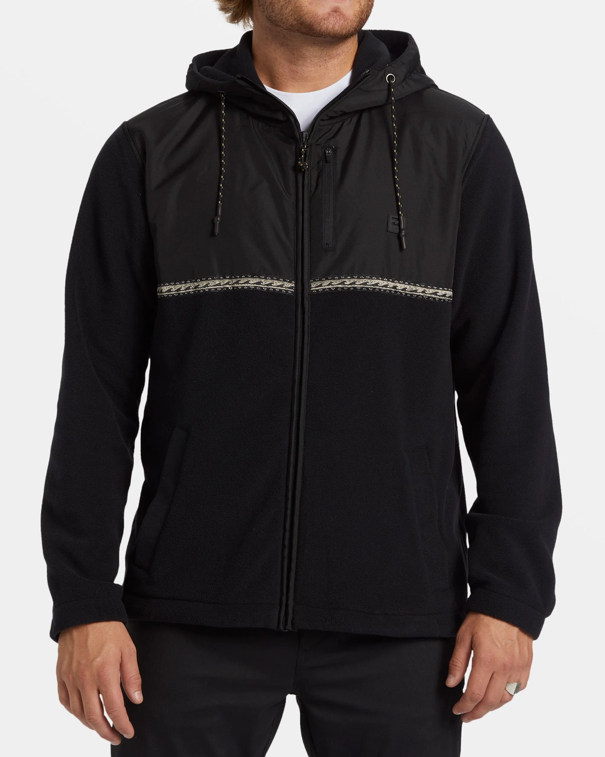 Boundary Lite Zip Hoodie - Black sold by Billabong