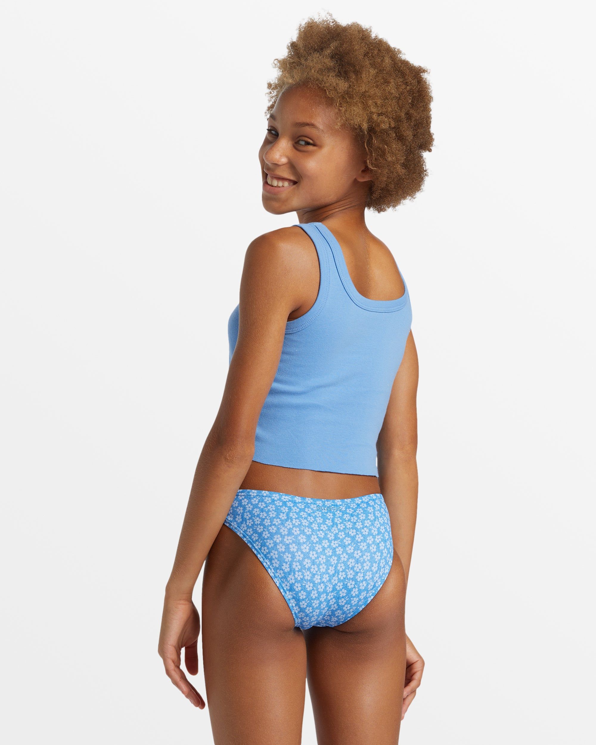 Girl's Sea Ya Later Cropped Tank Top - Marina sold by Billabong product image thumbnail 3