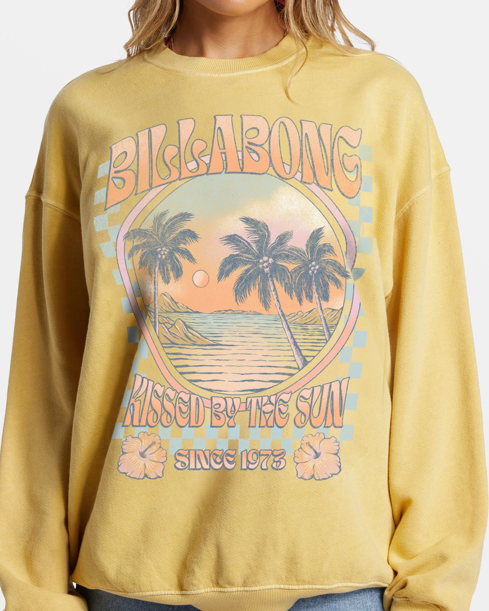 Ride In Oversized Crewneck Sweatshirt - Mellow Daze sold by Billabong product image thumbnail 4