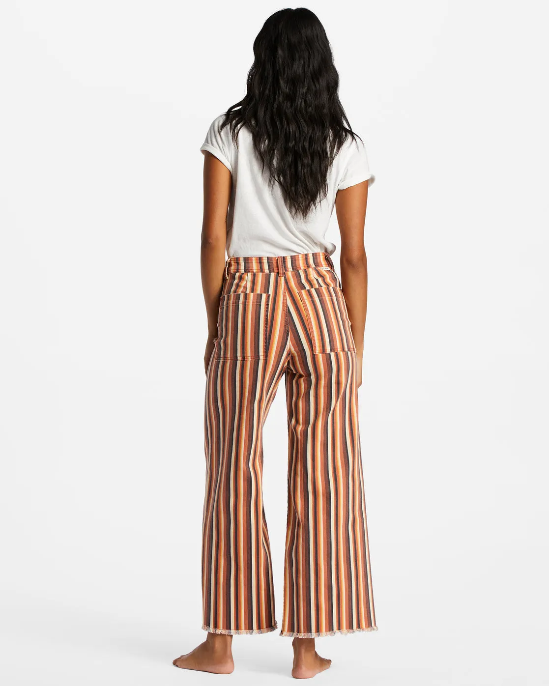 Free Fall Print High-Waist Pants - Fire Side sold by Billabong product image thumbnail 4