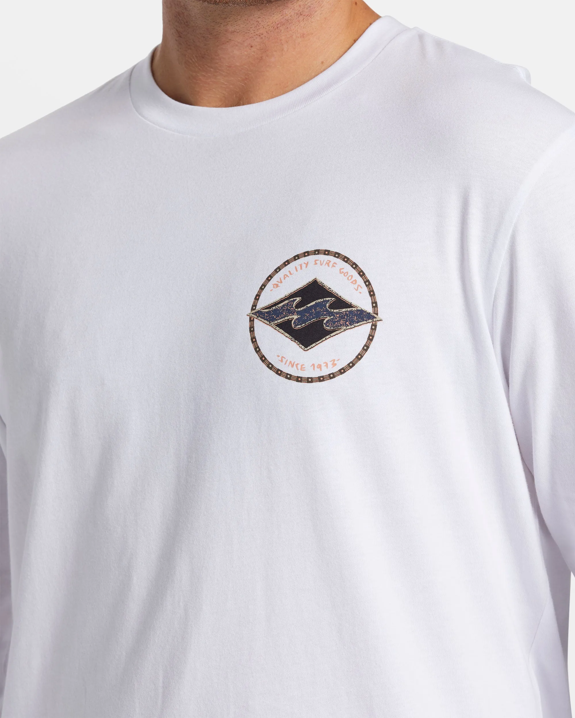 Rotor Diamond Long Sleeve T-shirt - White sold by Billabong product image thumbnail 4