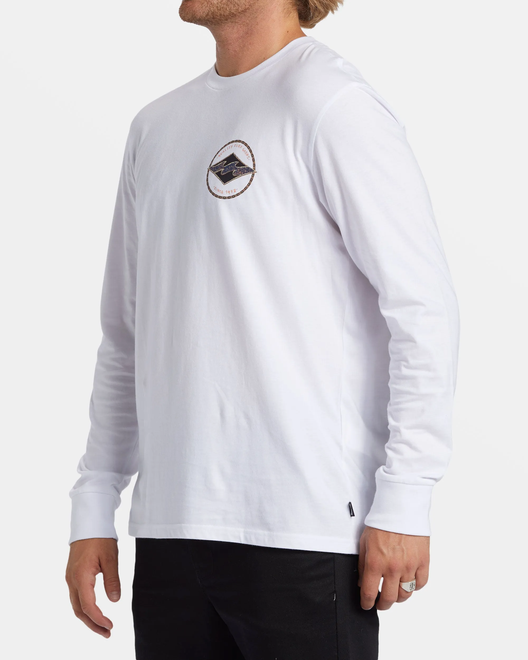 Rotor Diamond Long Sleeve T-shirt - White sold by Billabong product image thumbnail 5