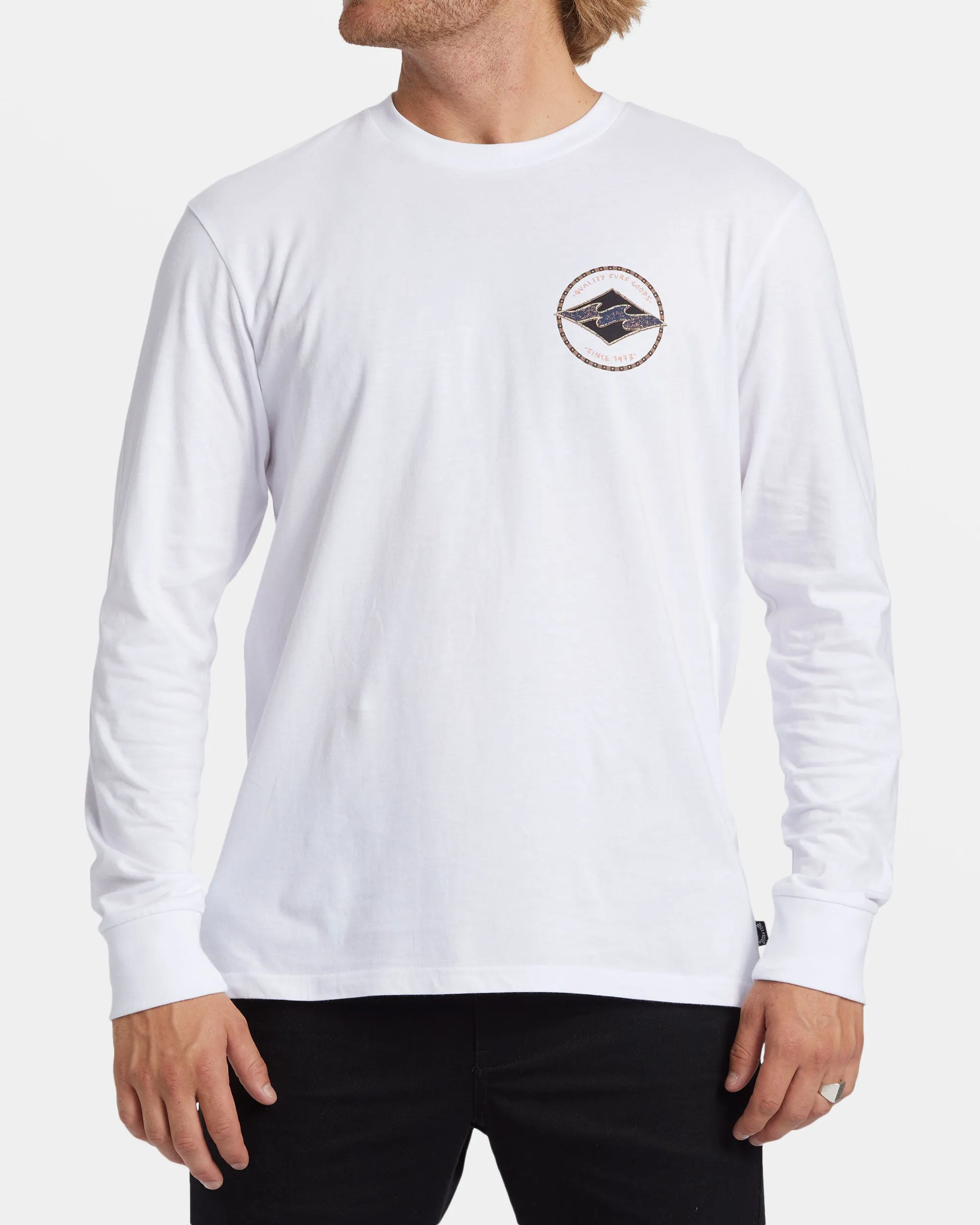 Rotor Diamond Long Sleeve T-shirt - White sold by Billabong product image thumbnail 2