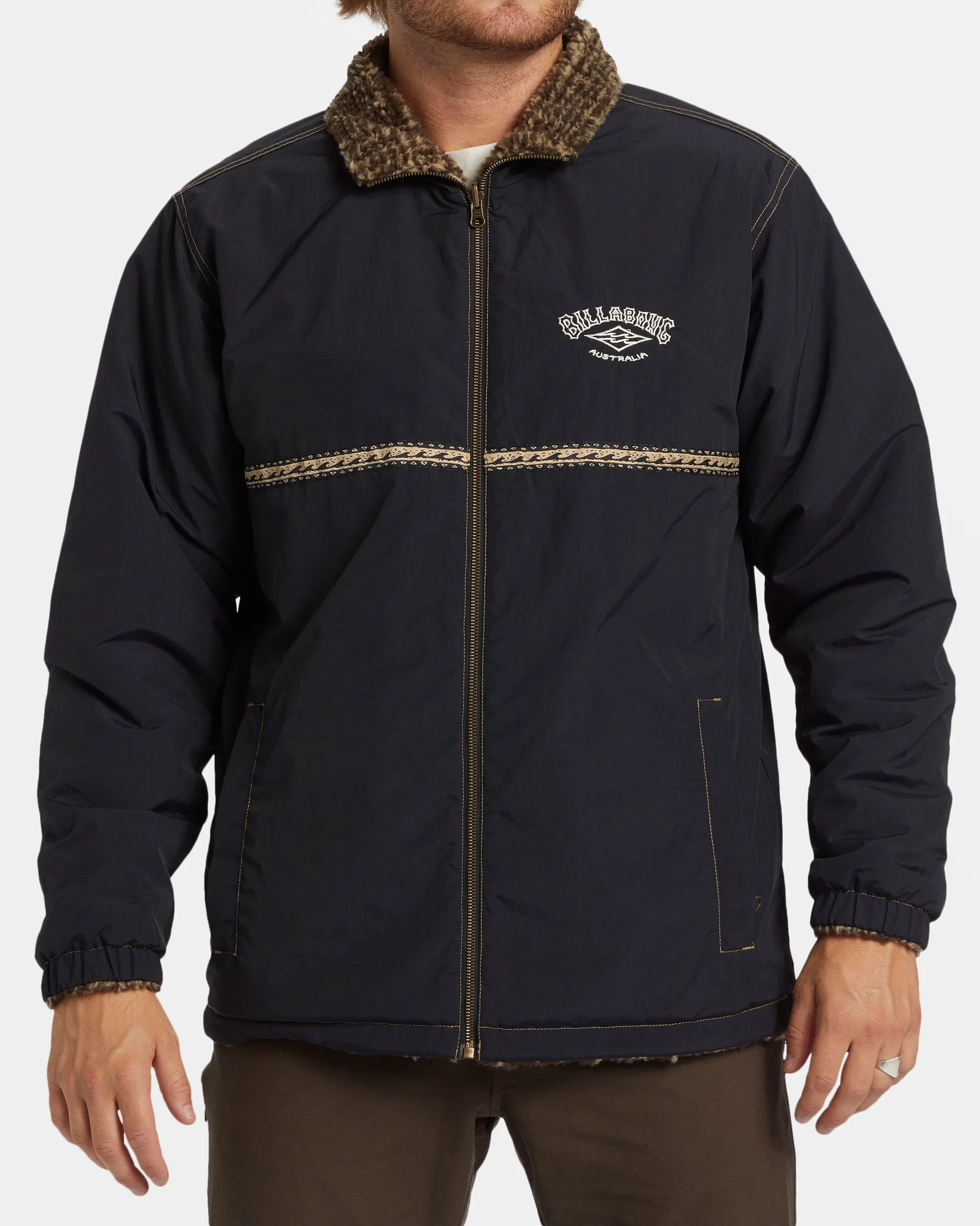 Gnaraloo Reversible Jacket - Stealth sold by Billabong