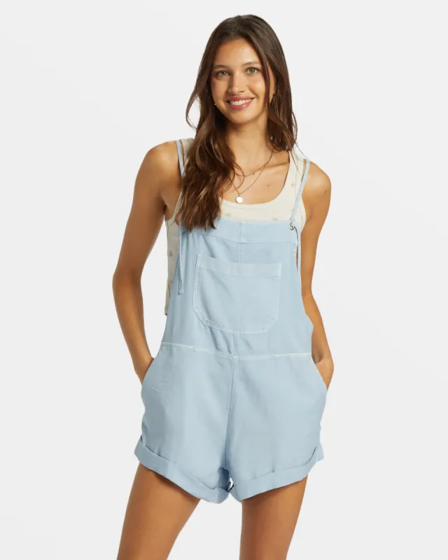 Wild Pursuit Romper - Washed Chambray sold by Billabong