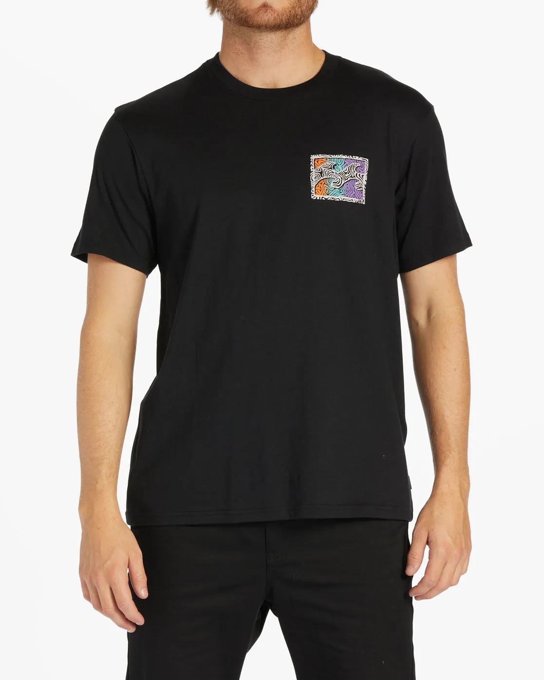 Crayon Wave T-Shirt - Black sold by Billabong product image thumbnail 2