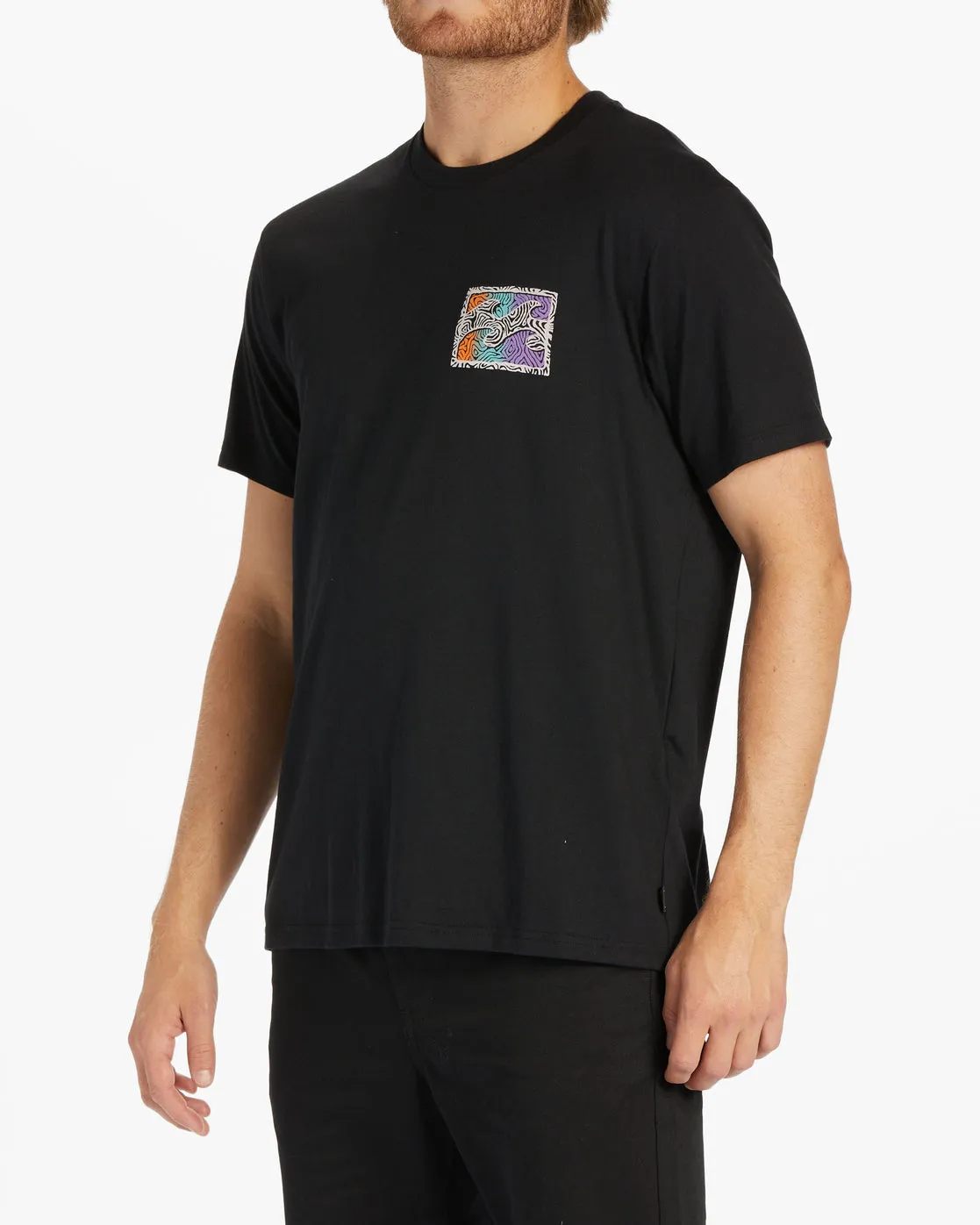 Crayon Wave T-Shirt - Black sold by Billabong product image thumbnail 5