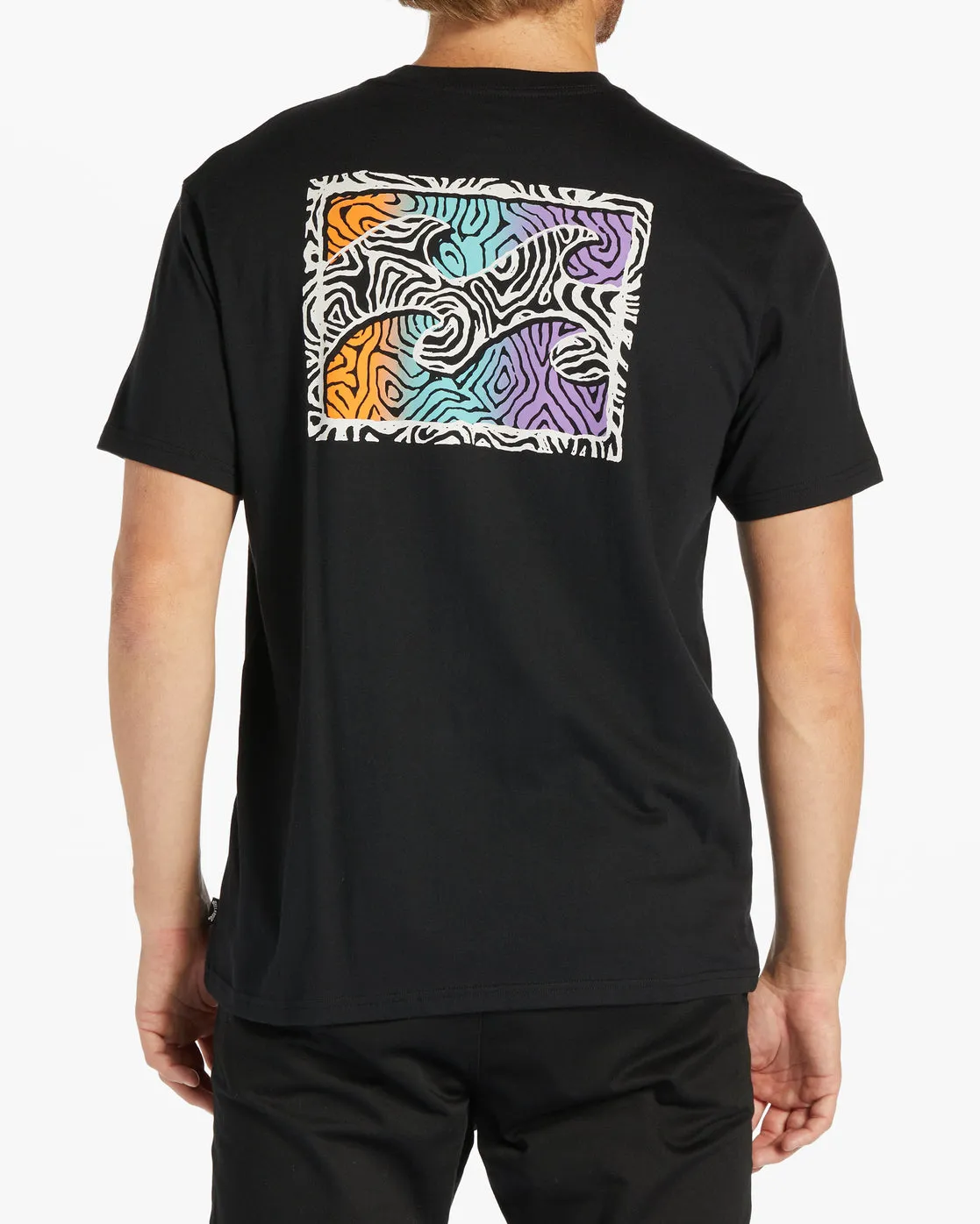 Crayon Wave T-Shirt - Black sold by Billabong