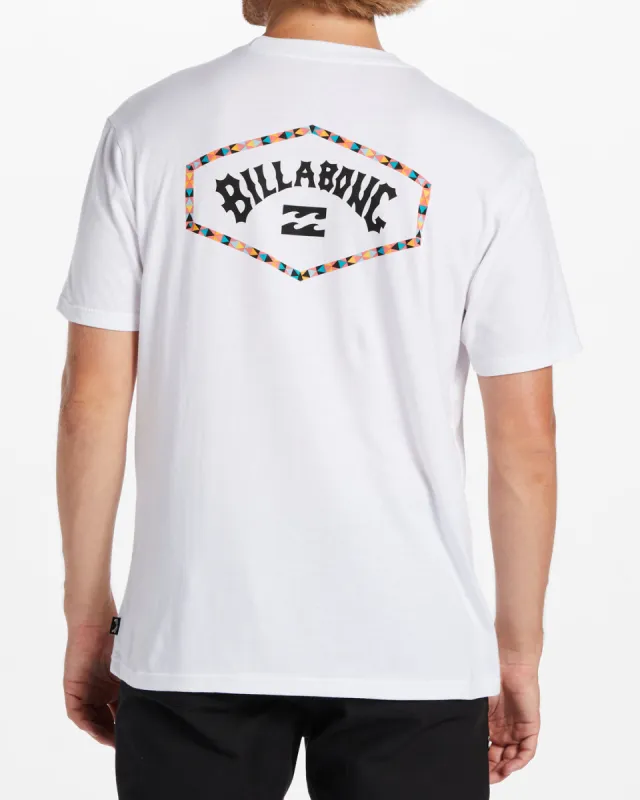 Exit Arch T-Shirt - White sold by Billabong