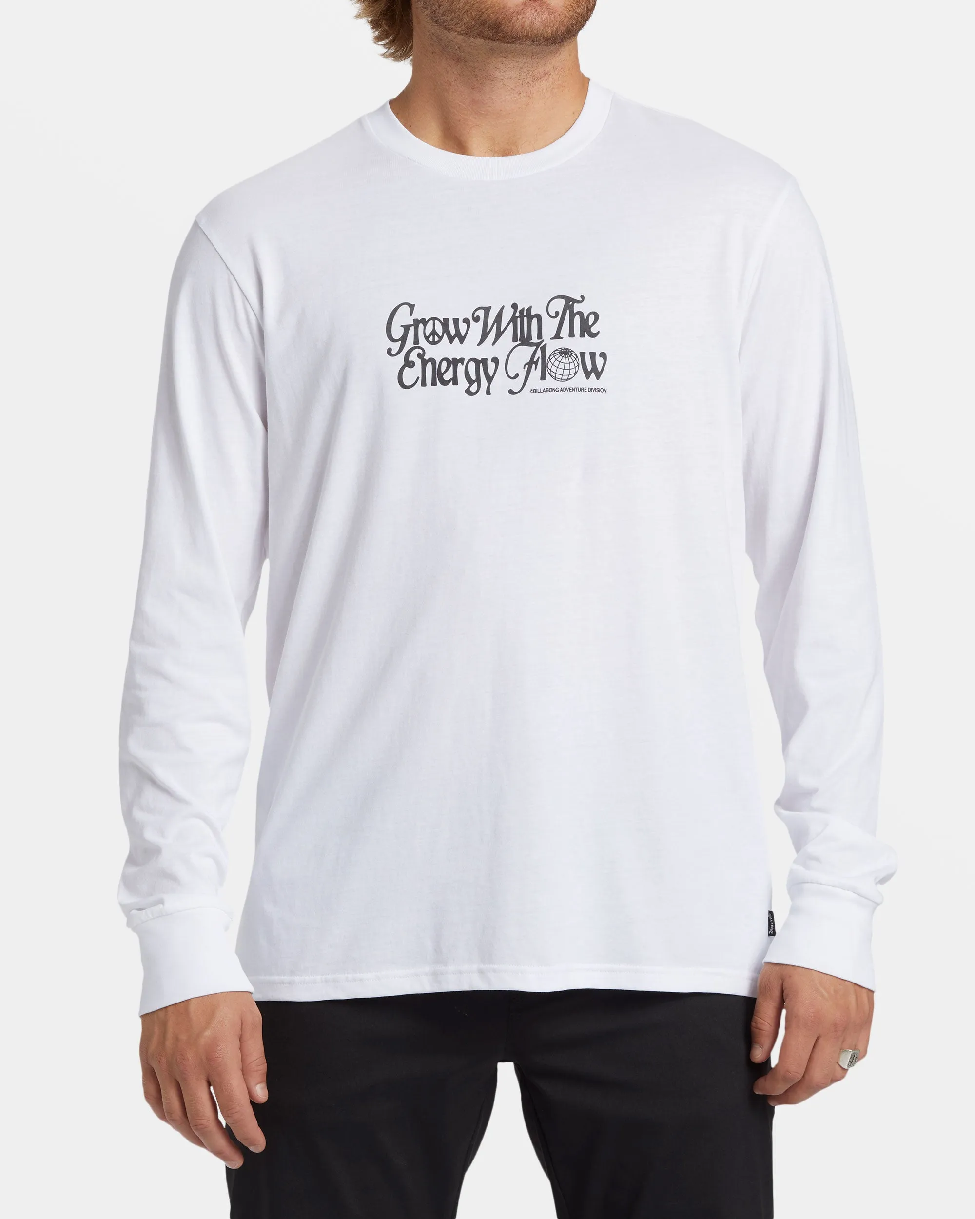 Grow Long Sleeve T-shirt - White sold by Billabong product image thumbnail 2