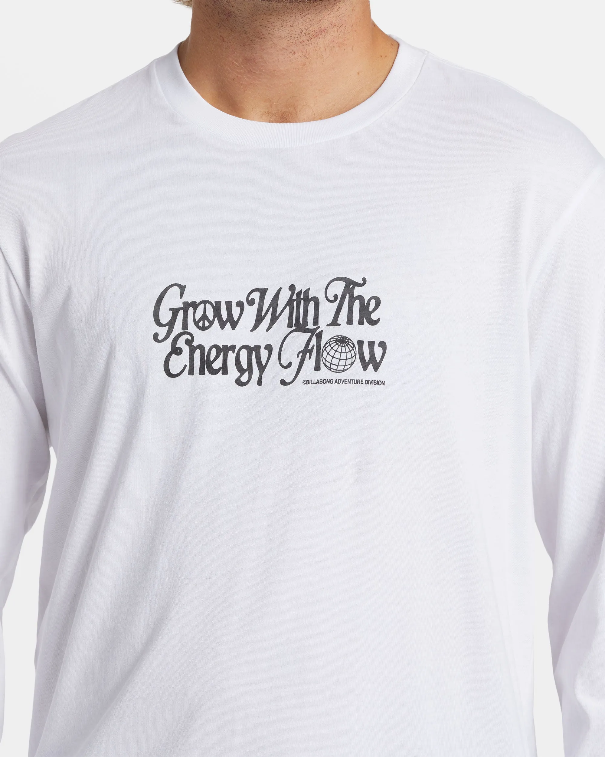 Grow Long Sleeve T-shirt - White sold by Billabong product image thumbnail 4