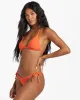 Tanlines Tie Side Tanga Bikini Bottoms - Coral Craze sold by Billabong