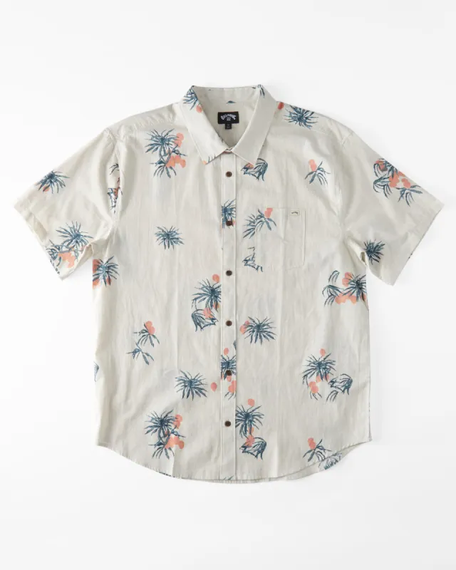 Boys Sundays Mini Short Sleeve Shirt - Oyster sold by Billabong
