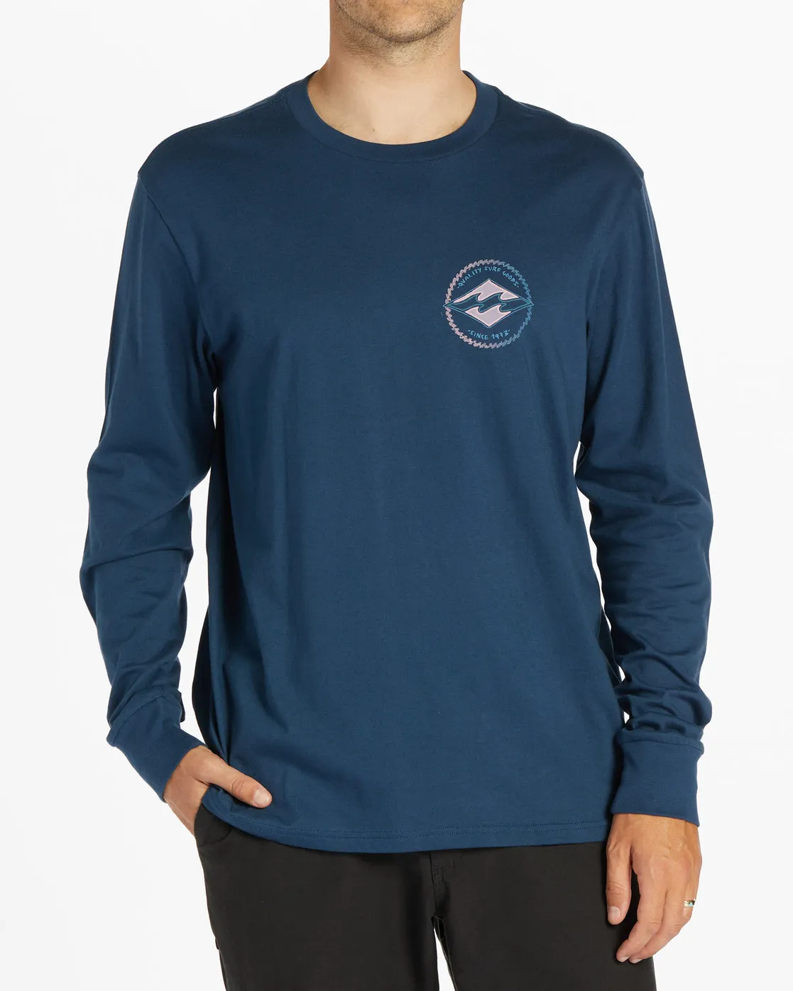Rotor Diamond Long Sleeve T-Shirt - Dark Blue sold by Billabong product image thumbnail 2