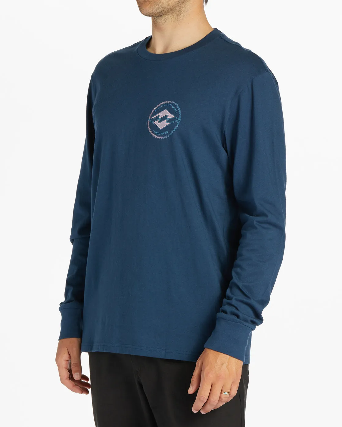 Rotor Diamond Long Sleeve T-Shirt - Dark Blue sold by Billabong product image thumbnail 5