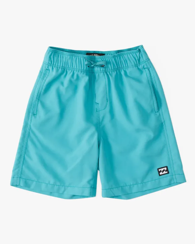 Boys 2-7 All Day Layback Swim Trunks - Dark Mint sold by Billabong