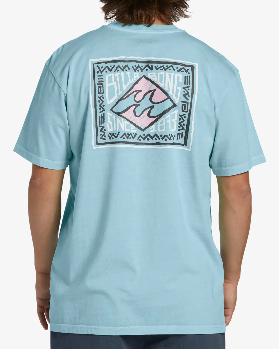 Boxed In Short Sleeve Wave Washed T-Shirt - Coastal sold by Billabong