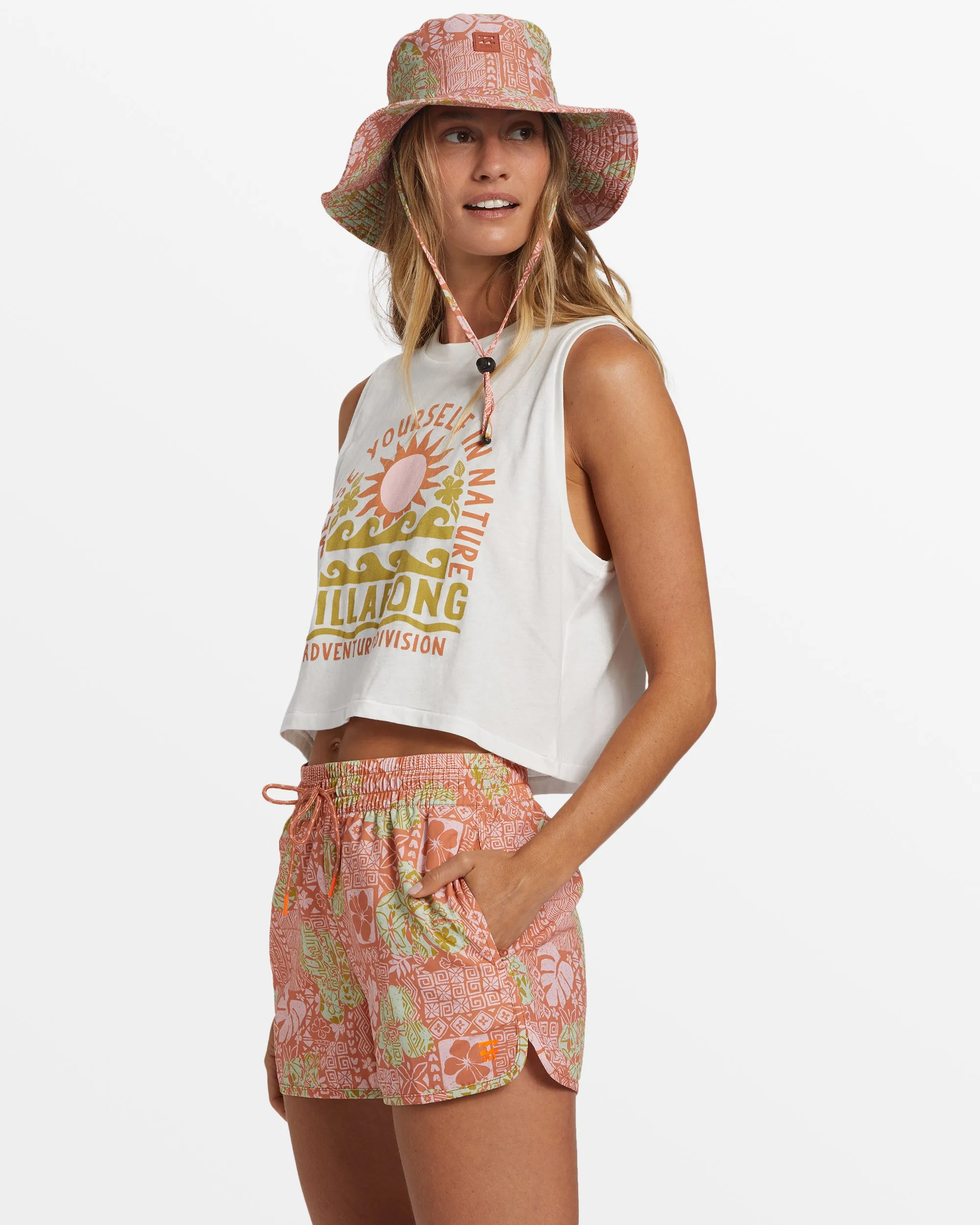 A/Div Cropped Muscle Tank Top - Salt Crystal sold by Billabong product image thumbnail 3