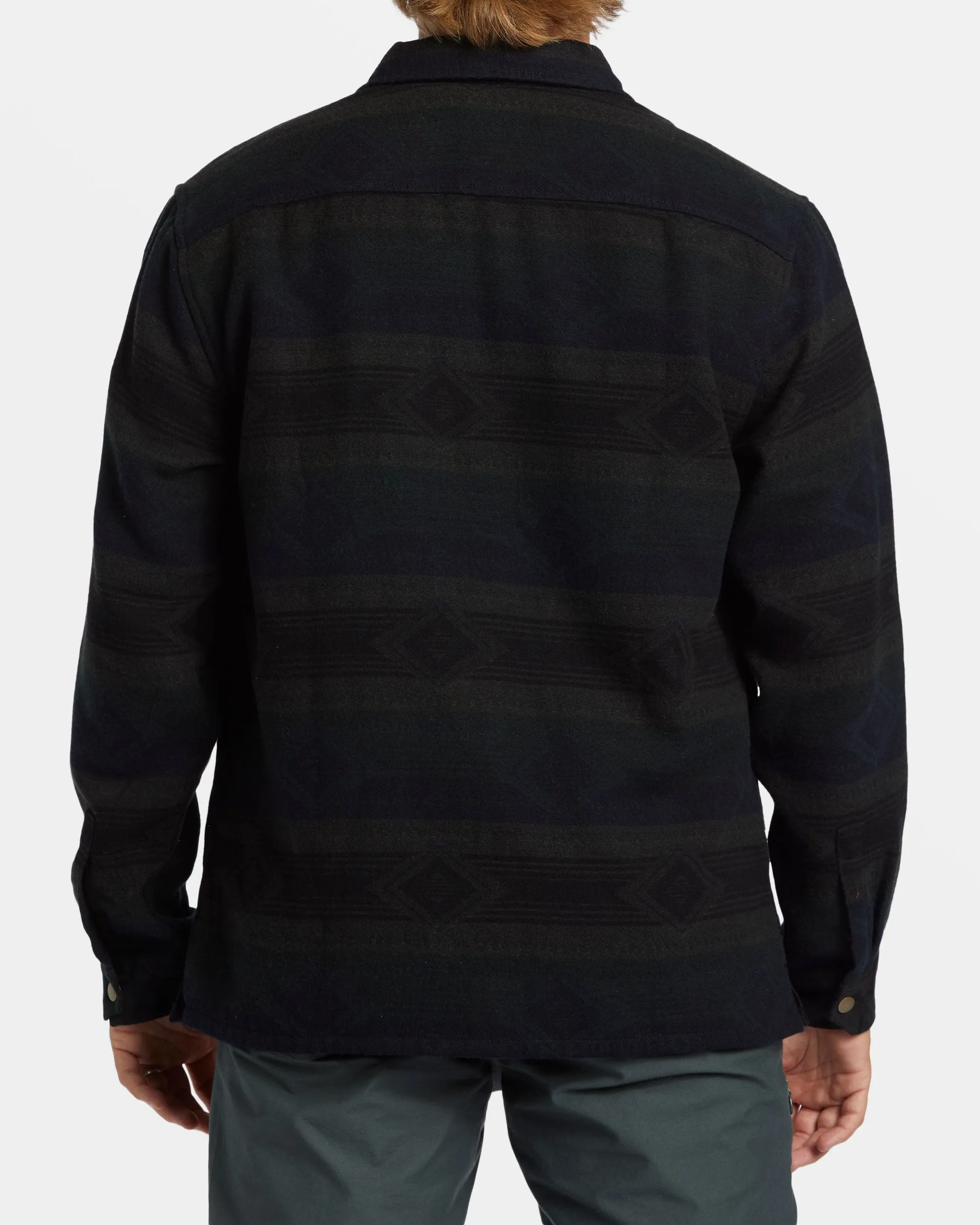 Lodge Long Sleeve Flannel Shirt - Military sold by Billabong product image thumbnail 2