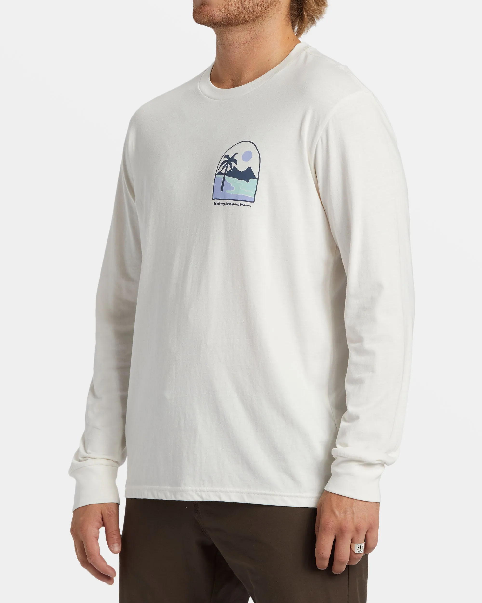 Sundown Long Sleeve T-shirt - Off White sold by Billabong product image thumbnail 5